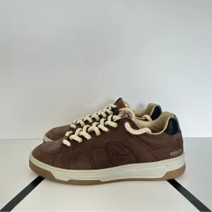 GREATS Cooper Low Lace Up Sneakers - Brown