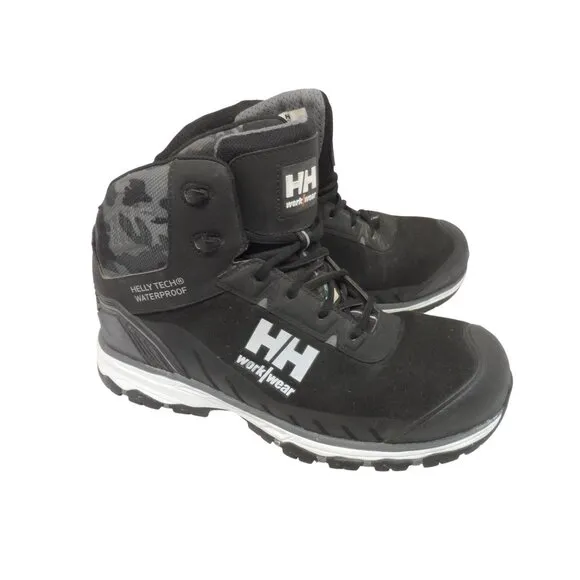 Helly Hansen Men's Mid Alum Toe Comp Plate Hiker Boots HHS241010 Black Size 10M