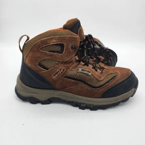 Hi-Tec Shoes Men 6.5 Hillside Low Waterproof Boots Brown