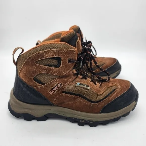 Hi-Tec Shoes Men 6.5 Hillside Low Waterproof Boots Brown