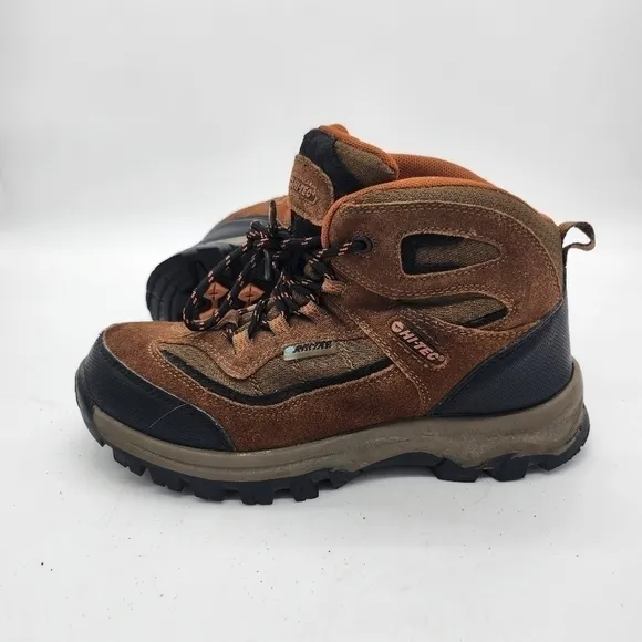 Hi-Tec Shoes Men 6.5 Hillside Low Waterproof Boots Brown