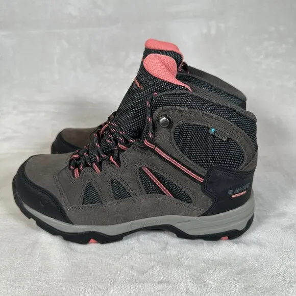 Hi-Tec Waterproof Boots Men Size 8 M Brown Dri-Tec Mid Hiking Casual NWT