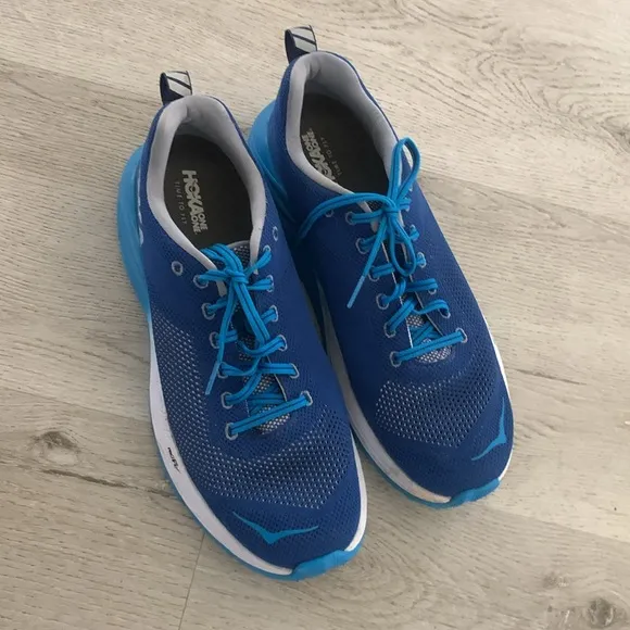 Hoka Blue Running Shoes size 10 Mach pro fl