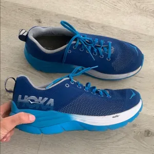 Hoka Blue Running Shoes size 10 Mach pro fl