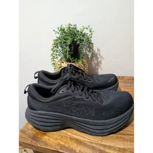 Hoka Bondi 8 Triple Black/Black Running Shoes 1127953 BBLC Mens Size 10D
