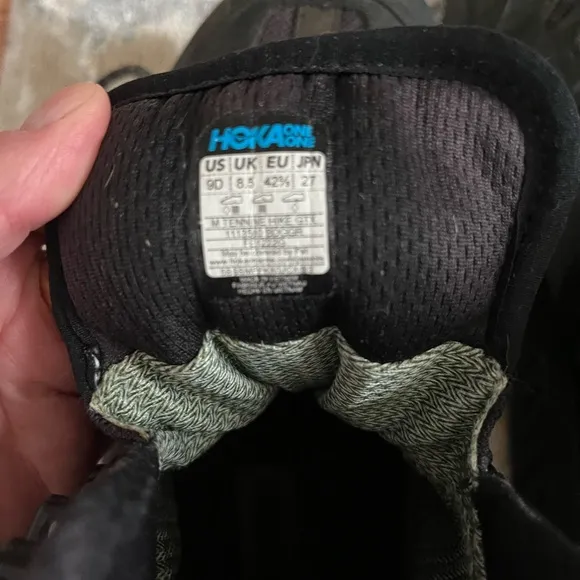 HOKA Men's Black Hiking Boots