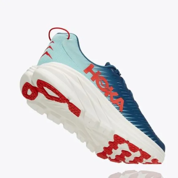 Hoka Mens One One Rincon 3 Real Teal Eggshell Blue Running Shoes