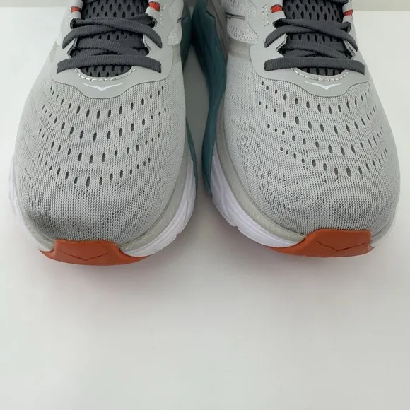 HOKA ONE ONE Arahi 5 Men's Running Shoes Size 10 | Gray/Teal/Red