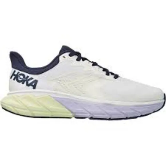 Hoka One One Arahi 5  Shoes Blanc De Blanc/Outer Space/Size9.5B
