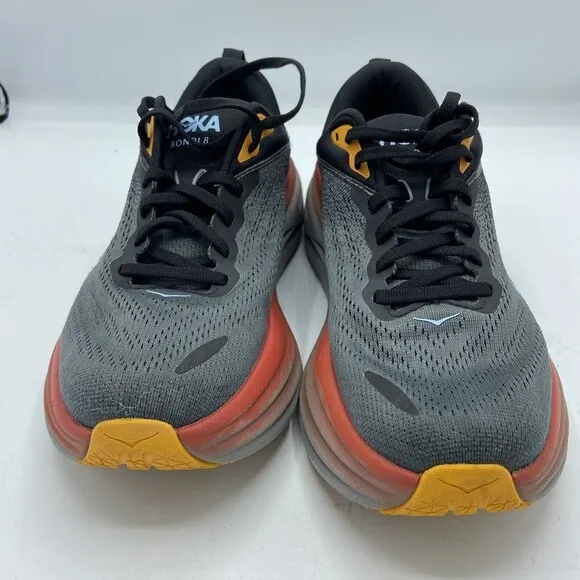 Hoka One One Bondi 8 Men’s 8 D Running Shoes 1112302 ACTL Anthracite/Castlerock