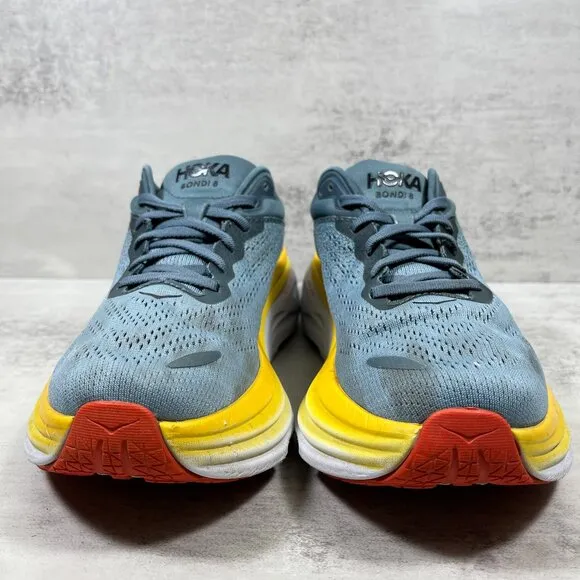 Hoka One One Bondi 8 Running Shoes - Men's Size 8 - Blue