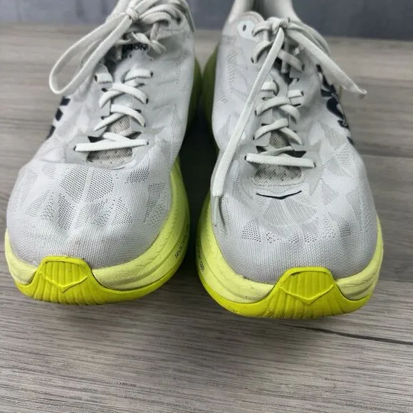 hoka one one‎ carbon x2 mens white yellow running shoes 13D