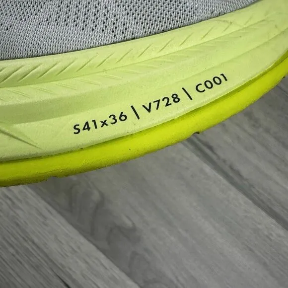 hoka one one‎ carbon x2 mens white yellow running shoes 13D