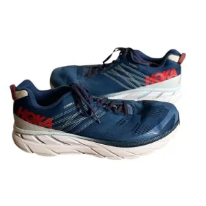 Hoka One One Clifton 6 1102872 EBPA Ensign Blue Running Shoes Men's Size 12 Wide