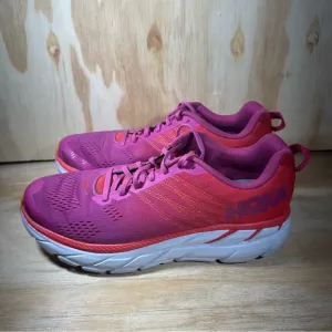 Hoka One One Clifton 6  Pink Running Shoes Women’s Size 10.5