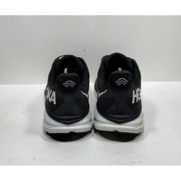 Hoka One One Clifton 9 1127895 BWHT Black White Running Shoes Sneaker Men's 13 D