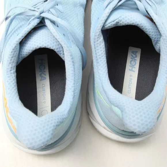Hoka One One Clifton 9 Running Shoes Men's Size US 15D Blue Dusk/Illusion