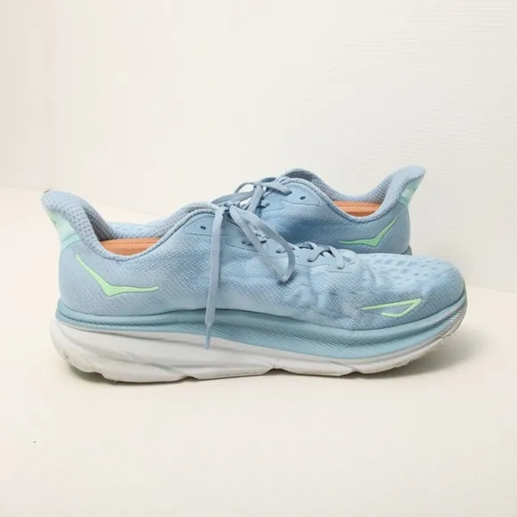 Hoka One One Clifton 9 Running Shoes Men's Size US 15D Blue Dusk/Illusion