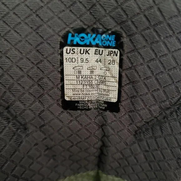 Hoka One One 'Kaha 2 GTX' Hiking Boots in Men's size 10 D