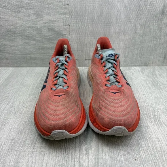 Hoka One One Mach 5 Women's 9.5 B Camellia Peach Parfait Running Sneaker Shoes