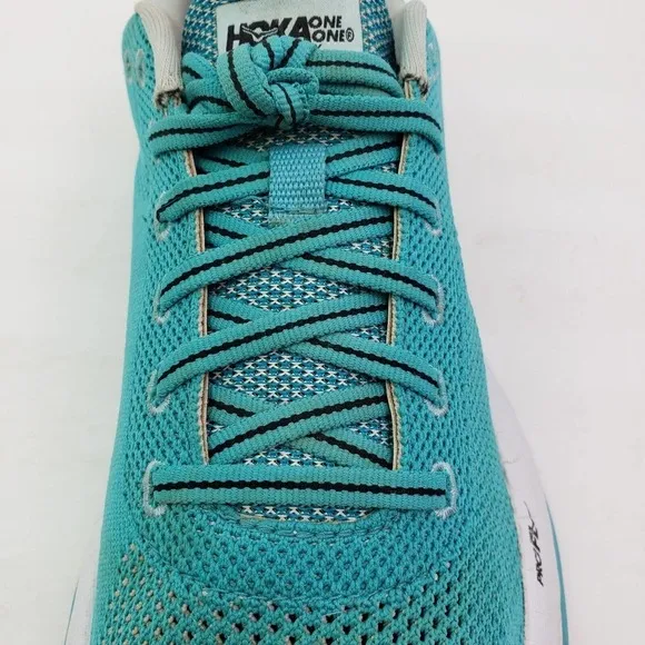 Hoka One One Mach Womens Size 9.5 Blue Athletic Running Sneaker Shoes 1019280