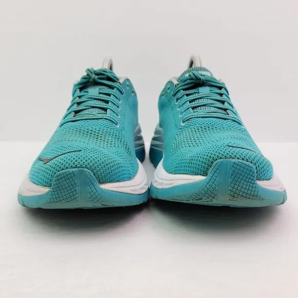 Hoka One One Mach Womens Size 9.5 Blue Athletic Running Sneaker Shoes 1019280
