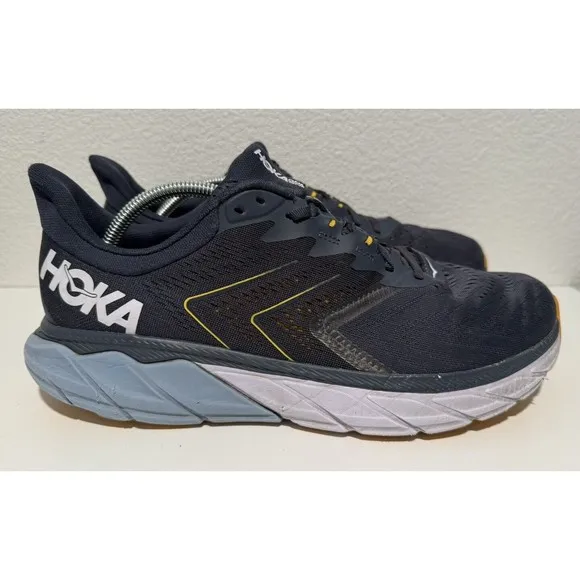 HOKA ONE ONE Mens Arahi 5 Running Shoes Sneakers Sz 13 D Blue NO INSOLES