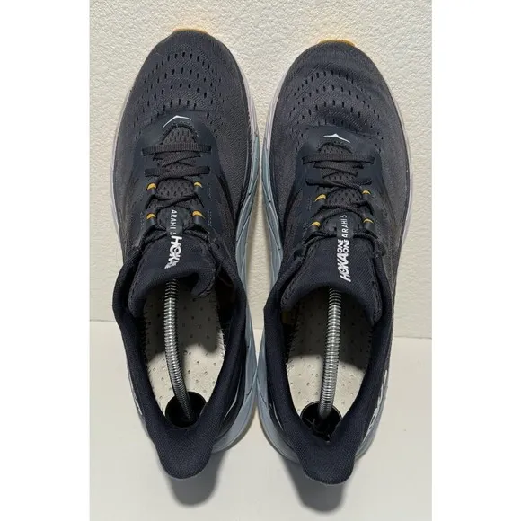 HOKA ONE ONE Mens Arahi 5 Running Shoes Sneakers Sz 13 D Blue NO INSOLES