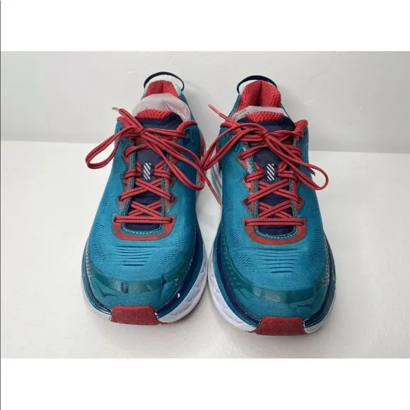 HOKA ONE ONE Men’s Bondi 5 Running Shoes (8.5) Blue/Teal 1014757 TBPT MINT RARE.