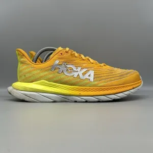 Hoka One One Mens Mach 5 1127893 RYEP Yellow Running Shoes Sneakers Size 8.5 D