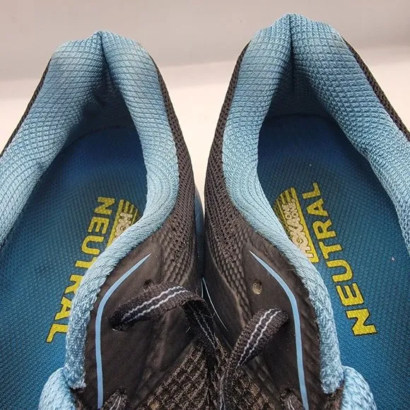 Hoka One One Mens Size 12 Napali Black Blue Yellow Running Sneakers Shoes