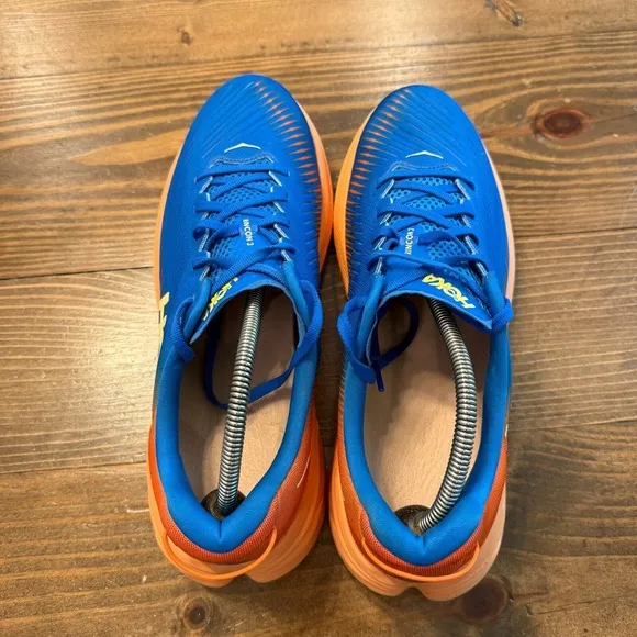 Hoka One One Rincon 3 Running Shoes Sneakers Men's Size 11.5 2E Blue *READ*