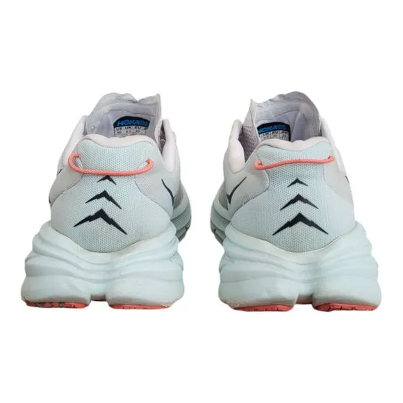 Hoka One One Rincon 3 Women's Sz 8B 1119396 WBGL White Blue Glass Running Shoes