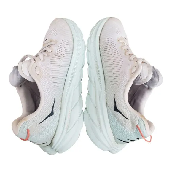 Hoka One One Rincon 3 Women's Sz 8B 1119396 WBGL White Blue Glass Running Shoes