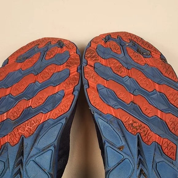 Hoka One One Running Size 11.5 D Clifton 8 Men's Blue Athletic Shoes