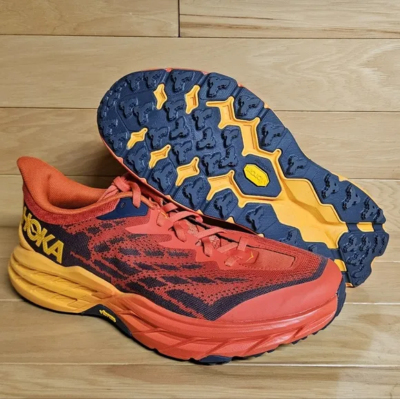 Hoka One One Speedgoat 5 Wide 2E Mens Running Shoes Sneaker 1123159