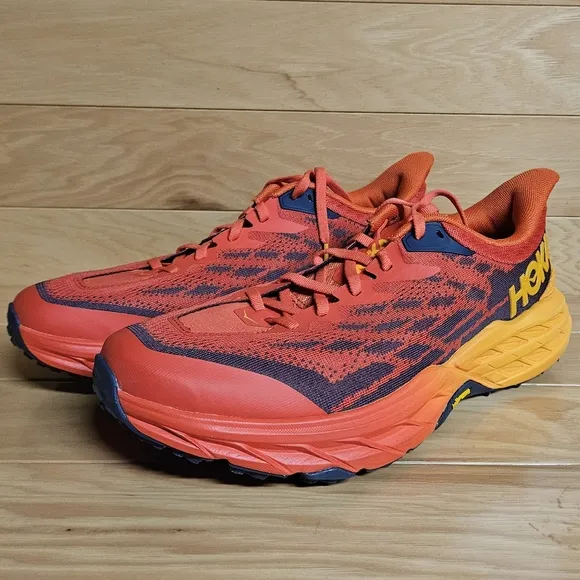 Hoka One One Speedgoat 5 Wide 2E Mens Running Shoes Sneaker 1123159