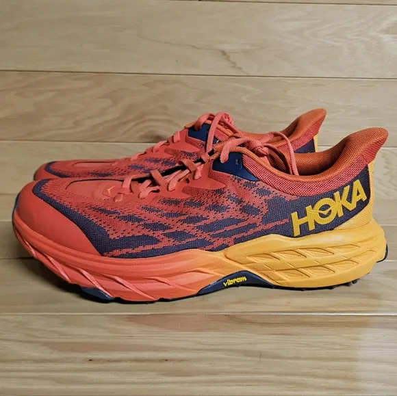 Hoka One One Speedgoat 5 Wide 2E Mens Running Shoes Sneaker 1123159