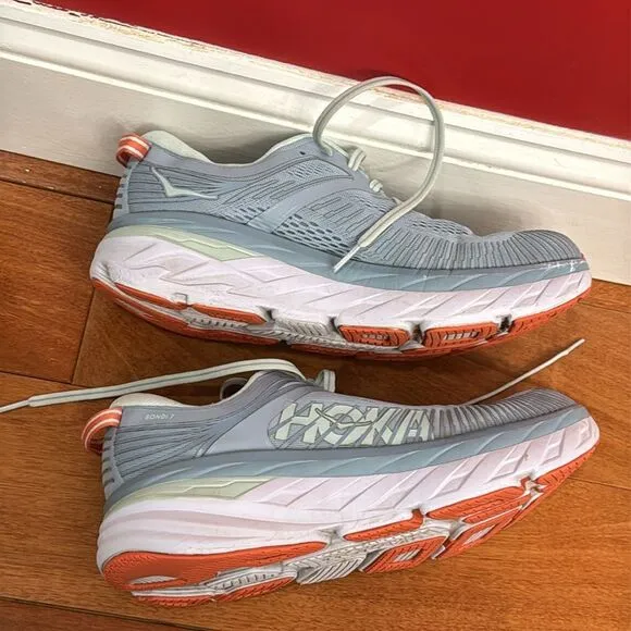 Hoka One One W Bondi 7 Running Athletic Shoes size 9.5