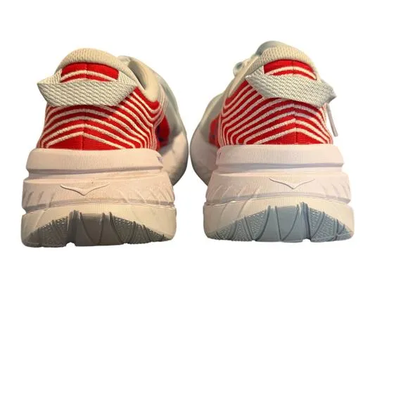 HOKA ONE ONE W CARBON X RUNNING SHOES  Red Blue Men’s Size 10 Running Athletic
