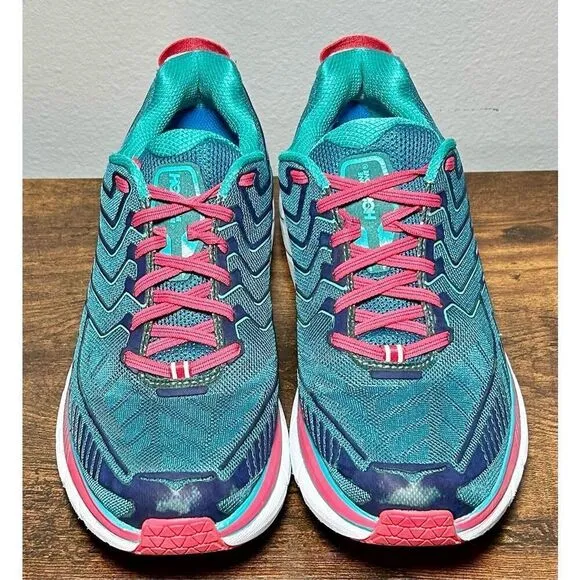 Hoka One One Clifton 4 1016724 BCCM Blue Running Women's Shoes Sneakers Size 10.