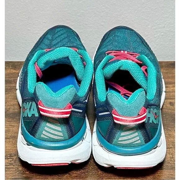 Hoka One One Clifton 4 1016724 BCCM Blue Running Women's Shoes Sneakers Size 10.