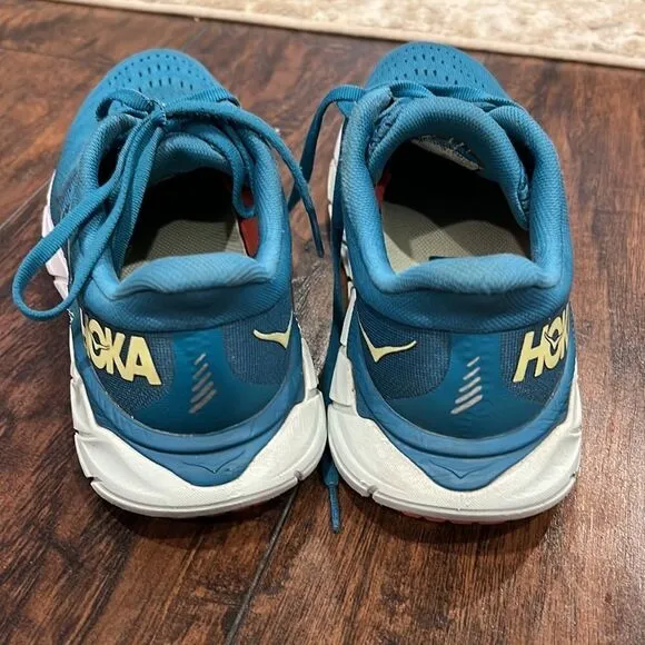 Hoka One One Womens Arahi 5 1115012 MBLGR Blue Running Shoes Sneakers Size 7 B