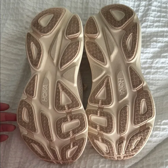 Hoka Women's Tan Running Shoes