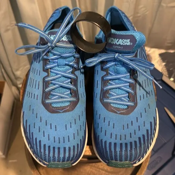Hoka Clifton 5 Running Sneakers shoes sz 11.5 Men’s B78