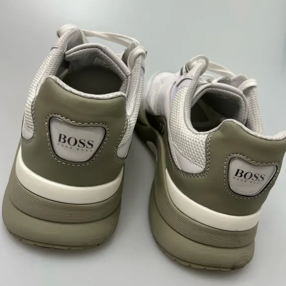 Hugo Boss Ardical Runn Running Sneakers Shoes White/Grey Men’s 10 $298