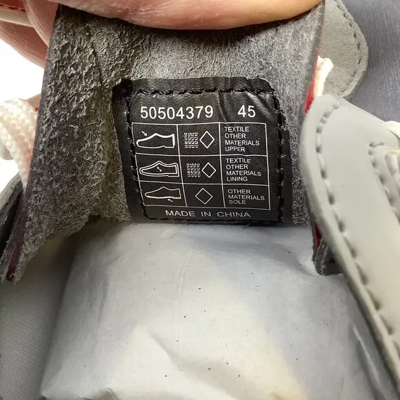 Hugo Boss Mens 12 Open Gray Kane Runner Trainers Sneaker Shoes Lace Up P2-15