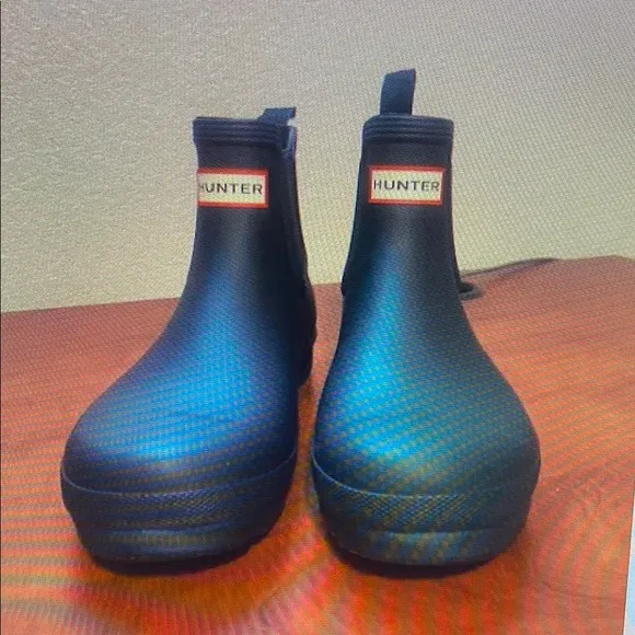 Hunter Black Ankle Boots Waterproof Chelsea