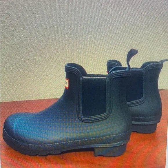 Hunter Black Ankle Boots Waterproof Chelsea