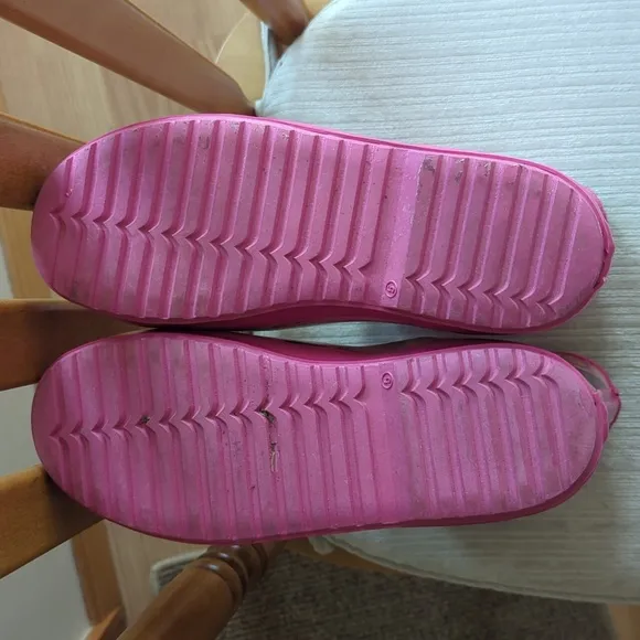 Hunter for Target Waterproof Rubber Tall Boots Big Girl 5 Pink Abstract